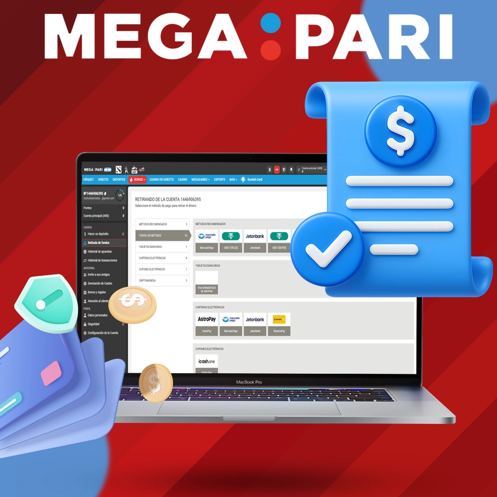 Mega Pari withdrawal terms with wagering conditions for casino bonuses