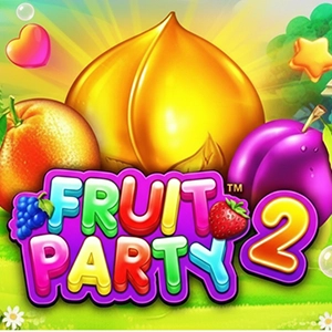 Megapari Casino Fruit Party 2 slot with colorful design, cluster pays, and exciting multipliers