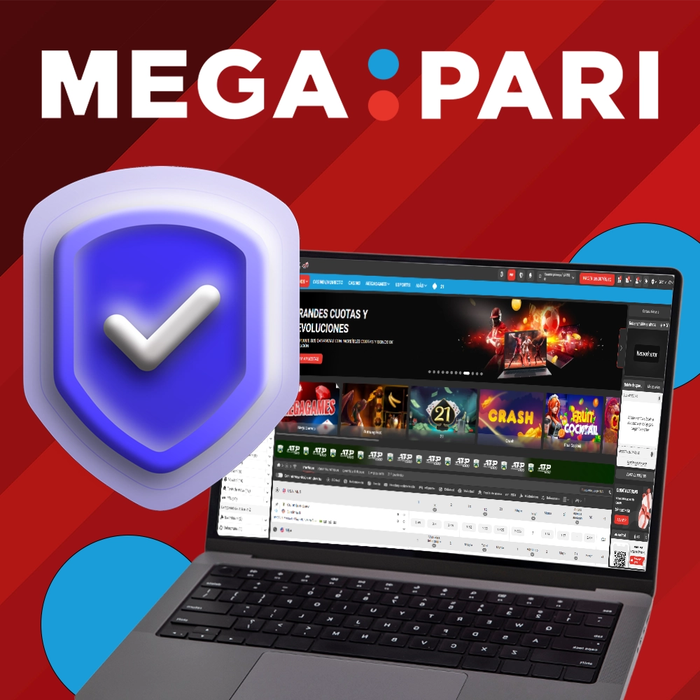 El proceso de verificación de Mega Pari garantiza la seguridad de la cuenta y la seguridad de los pagos